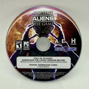 Ancient Aliens The‎ Game Legacy Games PC DVD-ROM Game Disc Only Tested